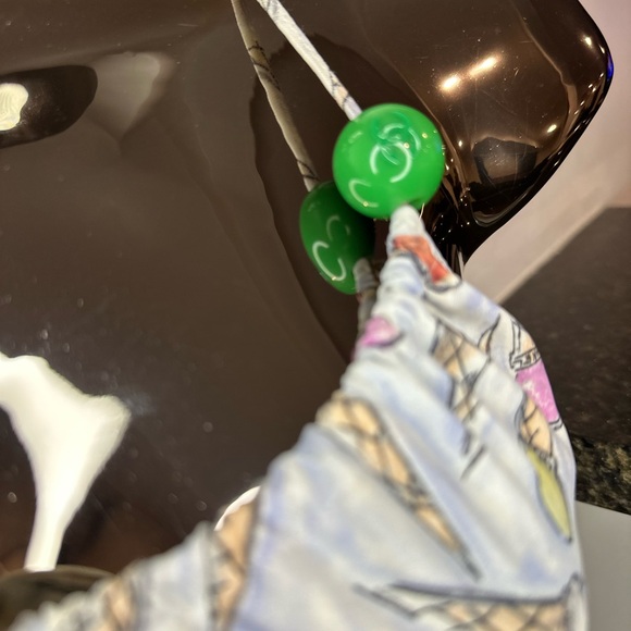 CHANEL Multicolor Ice Cream Pattern Dress - Picture 5 of 10